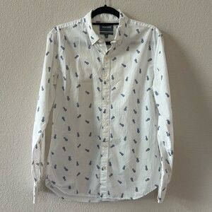 Bonobos Slim Fit Men's Button-Down Shirt | Size: Medium | Pineapple Pattern